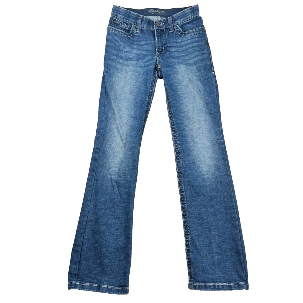 Wrangler WIllow Jeans Womens 1x32 Bootcut Equestrian Denim Riding Western Low